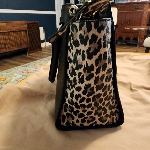 Kate Spade Leopard Print Bag + Wallet - Picture 4 of 8